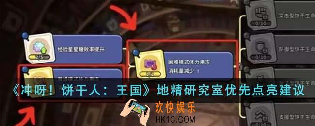 冲呀饼干人王国地精研究室优先点亮哪个
