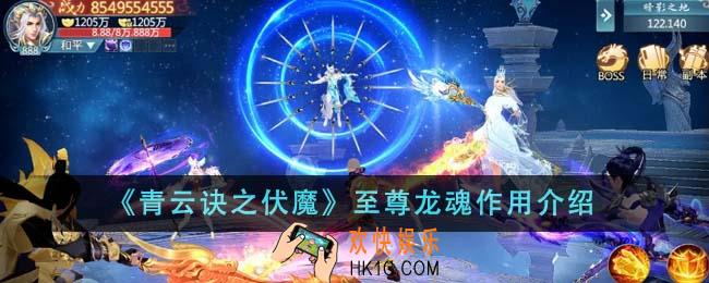 青云诀之伏魔至尊龙魂有什么用
