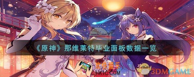 原神那维莱特毕业面板是什么