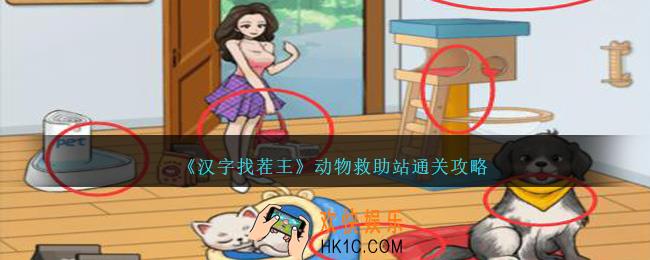汉字找茬王动物救助站怎么过关
