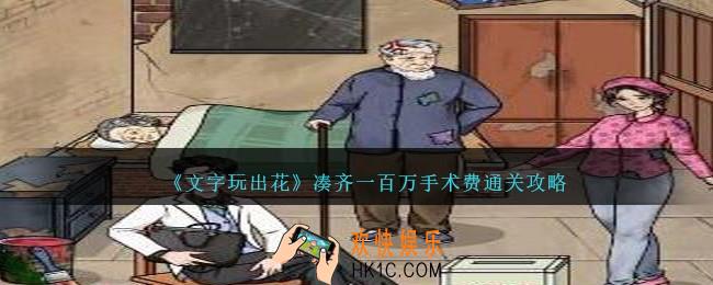 文字玩出花凑齐一百万手术费怎么过