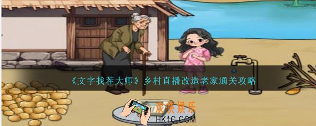 文字找茬大师乡村直播改造老家怎么过