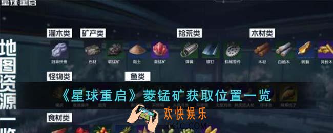 星球重启菱锰矿获取位置在哪里