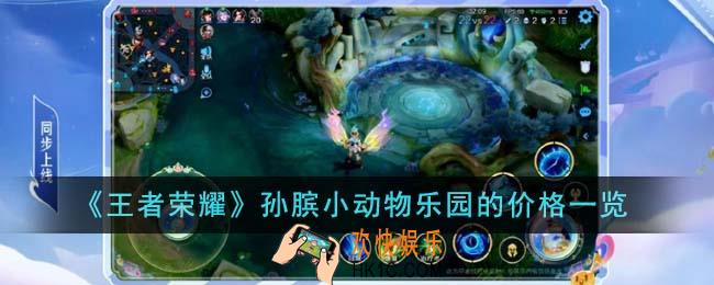 王者荣耀孙膑小动物乐园的价格是多少