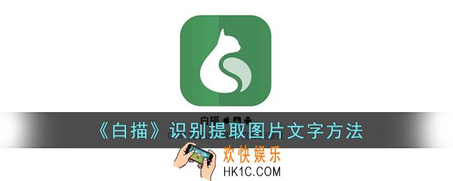 白描怎么识别文字