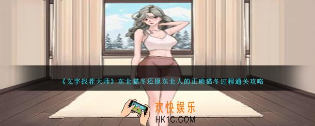 文字找茬大师东北猫冬攻略