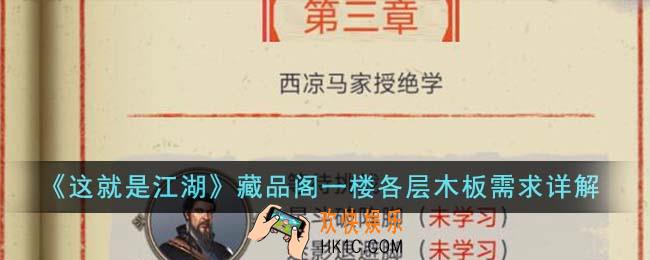 这就是江湖藏品阁一楼各层木板需求是什么