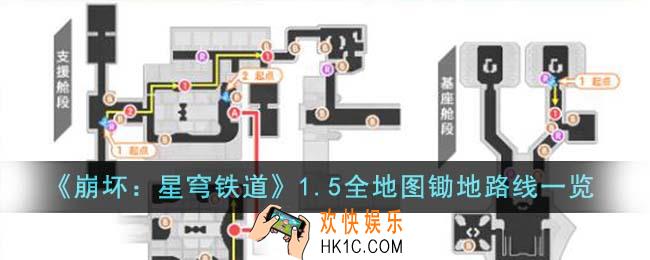 崩坏星穹铁道1.5全地图锄地路线是什么
