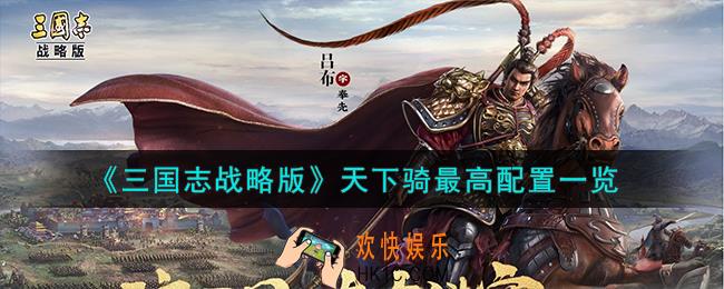 三国志战略版天下骑怎么搭配