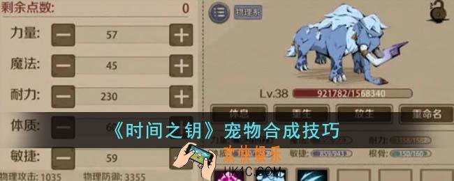 时间之钥宠物怎么合成