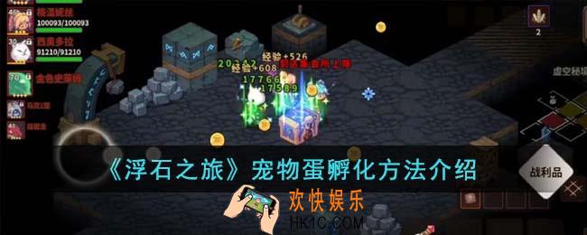 浮石之旅宠物蛋怎么孵化