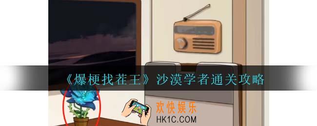 爆梗找茬王沙漠学者攻略抖音