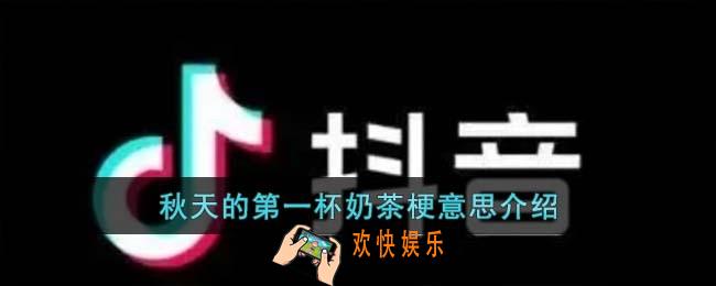 秋天的第一杯奶茶梗是什么意思