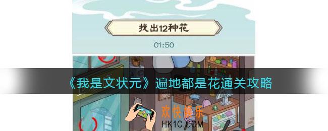 我是文状元找出12种花怎么过