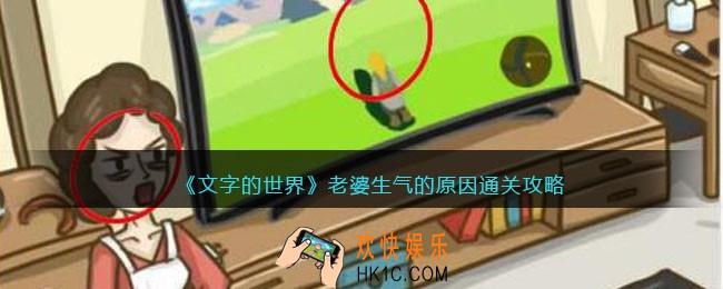 文字的世界老婆生气的原因怎么过