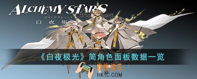 白夜极光简角色面板数据是什么