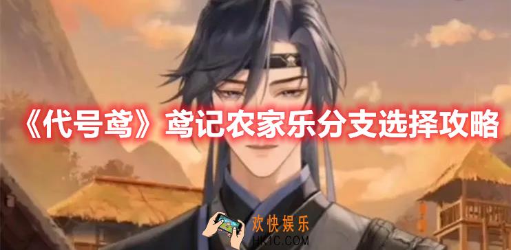 代号鸢鸢记农家乐分支如何选择