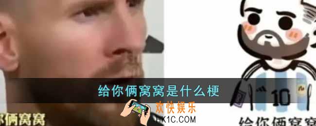 给你俩窝窝是什么梗