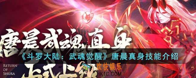 斗罗大陆武魂觉醒唐晨真身技能是什么