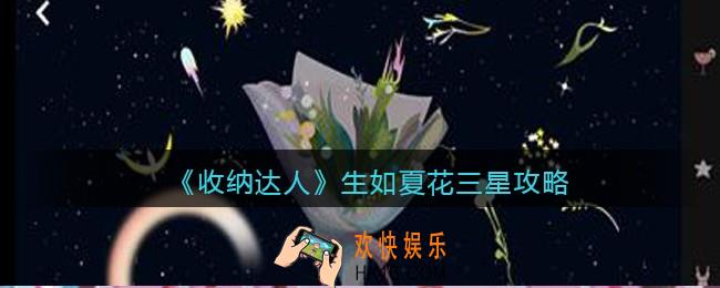 收纳达人生如夏花三星攻略图文