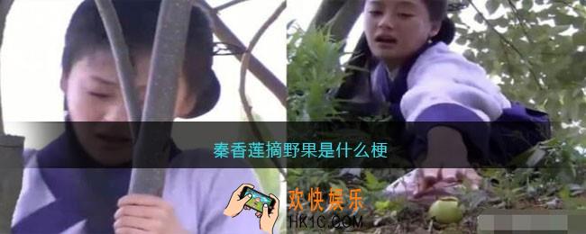 秦香莲摘野果是什么梗