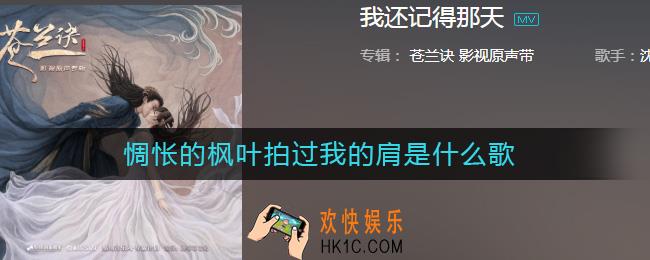 惆怅的枫叶拍过我的肩是什么歌