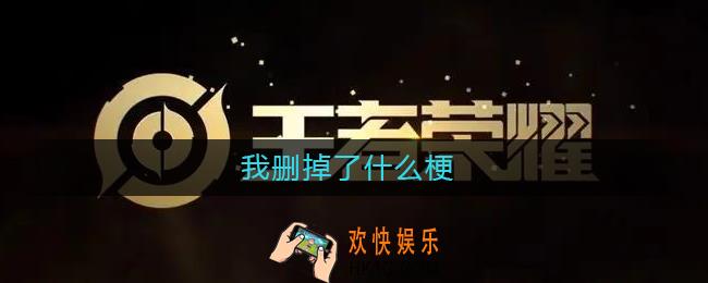 我删掉了王者什么梗