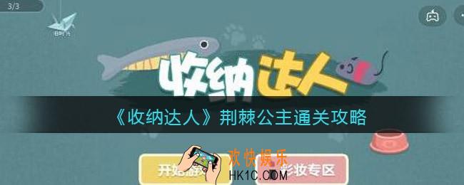 抖音游戏收纳达人荆棘公主通关攻略