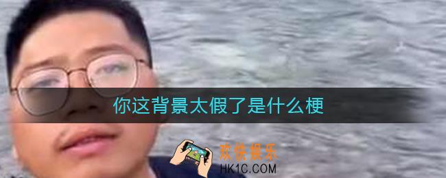 你这背景太假了是什么梗