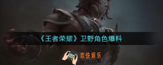王者荣耀卫野是谁_卫野角色爆料