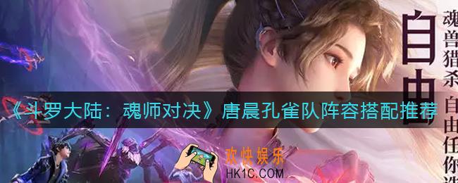 斗罗大陆魂师对决唐晨孔雀队阵容怎么搭配_唐晨孔雀队阵容搭配推荐