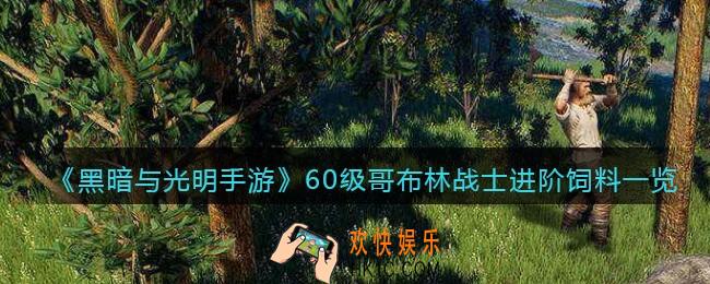 黑暗与光明手游哥布林战士进阶饲料是什么_60级宠物驯养所需材料