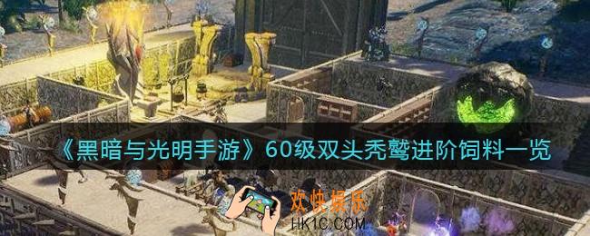 黑暗与光明手游双头秃鹫进阶饲料是什么_60级宠物驯养所需材料