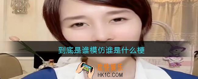 到底是谁模仿谁什么梗_抖音到底是谁模仿谁是什么意思