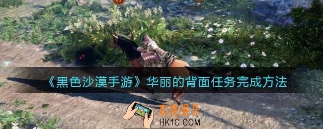 黑色沙漠手游华丽的背面任务完成方法_华丽的背面怎么完成