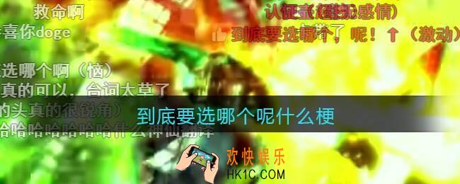 到底要选哪个呢什么梗_到底要选哪个呢什么意思