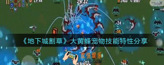 抖音地下城割草大黄蜂怎么样/厉害吗_大黄蜂宠物技能特性分享