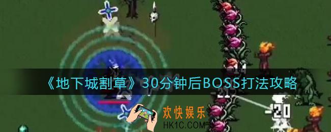 抖音地下城割草30分钟后BOSS怎么打_30分钟后BOSS打法攻略