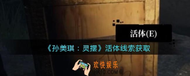 孙美琪疑案灵摆攻略活体在哪里_活体线索获取方法位置