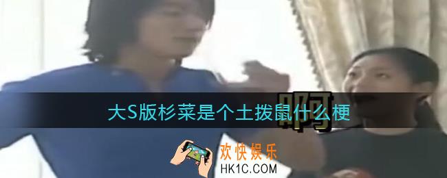 大S版杉菜是个土拨鼠是什么梗_大S版杉菜是个土拨鼠是什么意思含义出处