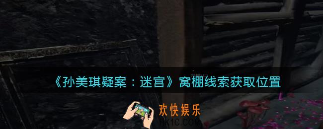 孙美琪疑案迷宫攻略窝棚在哪里_窝棚线索获取位置