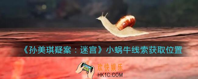 孙美琪疑案迷宫攻略小蜗牛在哪里_小蜗牛线索获取位置