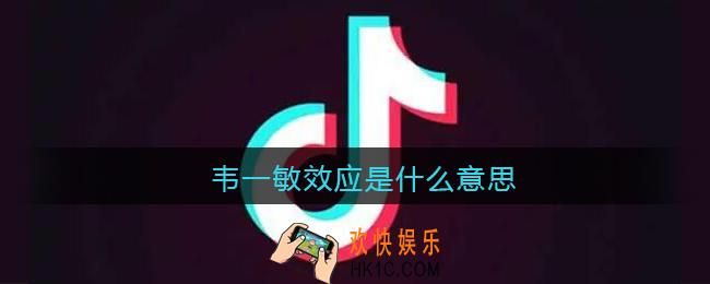 韦一敏效应是什么意思_抖音韦一敏效应是什么梗含义出处