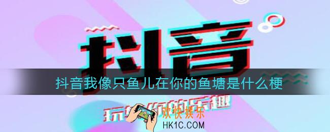 我像只鱼儿在你的鱼塘是什么梗_抖音热梗出处含义