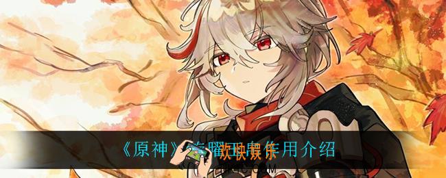 原神旋曜玉帛有什么用_旋曜玉帛作用介绍