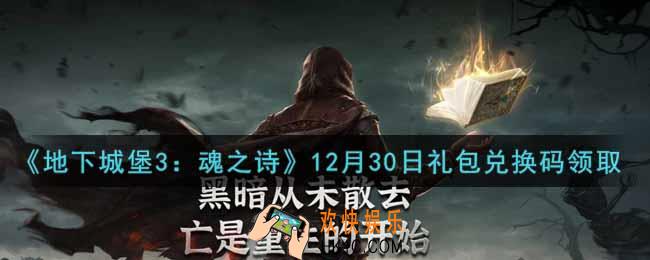 地下城堡3魂之诗12月30日礼包兑换码怎么领2021_12月30日礼包兑换码在哪领