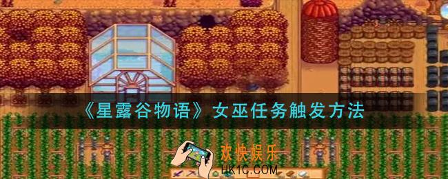 星露谷物语女巫任务怎么触发_女巫任务触发方法