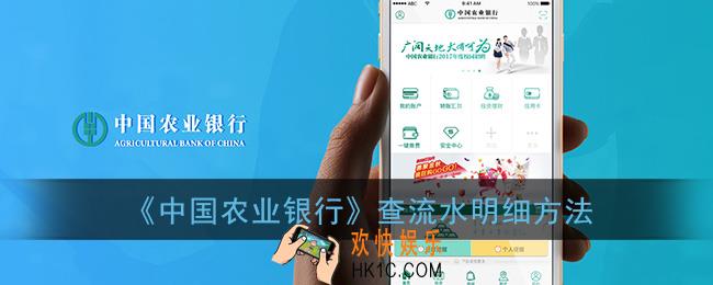 农行app怎么查流水_农业银行app查询明细方法
