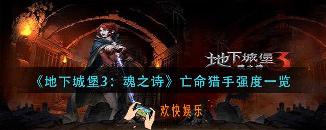 地下城堡3魂之诗亡命猎手怎么样_亡命猎手强度一览