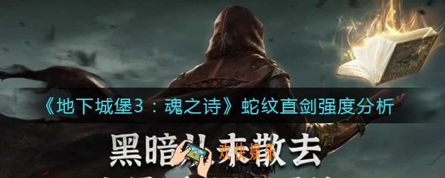 地下城堡3魂之诗蛇纹直剑怎么样_蛇纹直剑强度分析